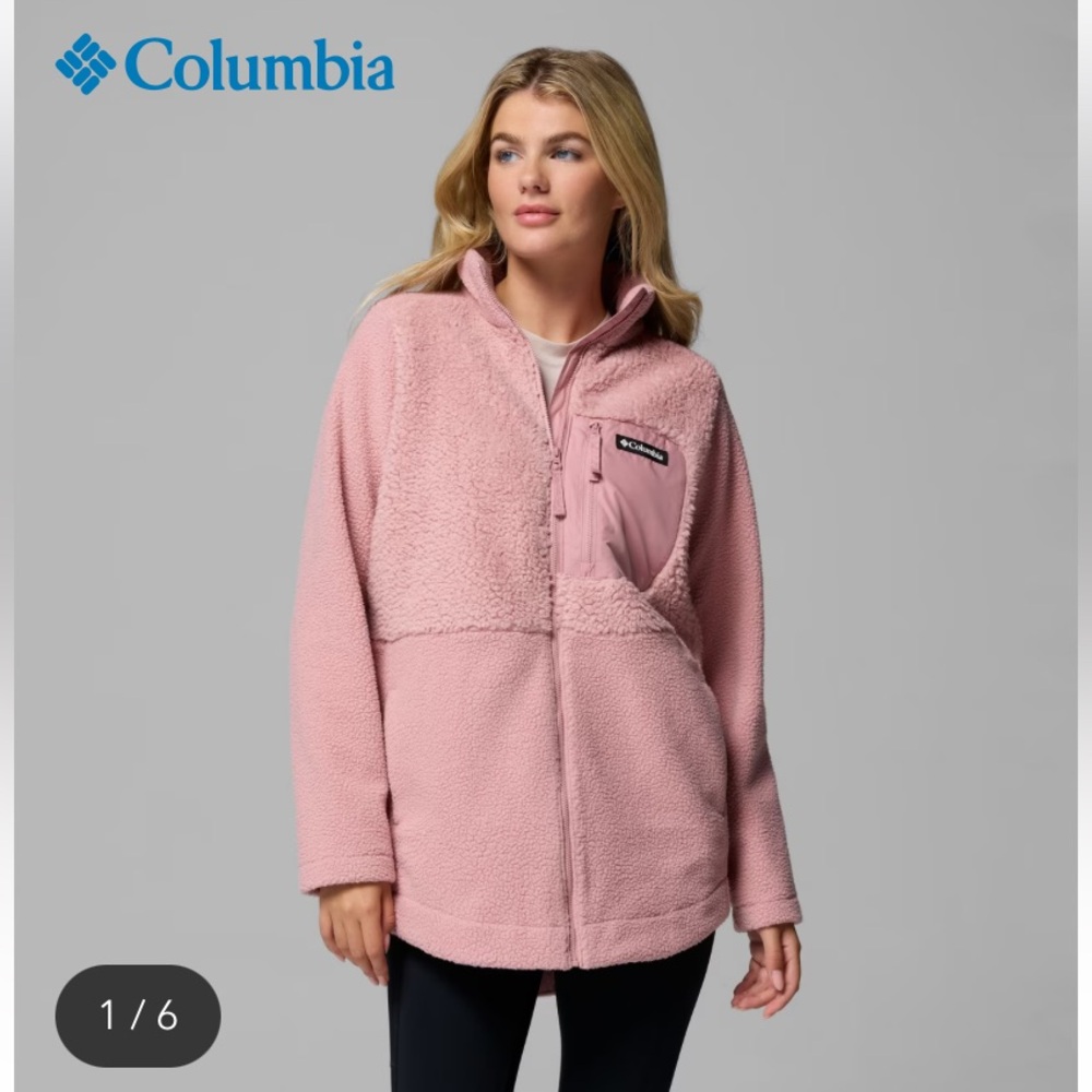 Columbia Lodge Sherpa Full Zip Fleece Jacket